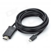 1080p Micro USB To HDMI MHL Adapter Cable - Black (300cm)