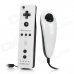 GOiGOME Nunchuck + Remote Controller w/ Motion Plus / Silicone Case for Wii - White + Black (2 x AA) GOiGOME Nunchuck + Remote Controller w/ Motion Plus / Silicone Case for Wii - White + Black (2 x AA)