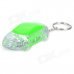 Cute Mini Car Style Keychain with Blue/Red LED Flashing Light (3 x LR41)