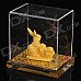 Gold Casting Display Decoration Collection Gift - Chinese Zodiac Rabbit