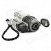 1300'C Windproof Butane Jet Torch Lighter - Grey + Transparent