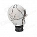 Cool Skull Style Resin Car Gear Shift Knob - White