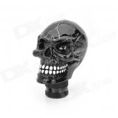 Cool Skull Style Resin Car Gear Shift Knob - Black