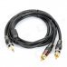 Gold plated Copper 3.5mm Jack to 2 RCA M/M Audio Connection Cable (150cm) Gold plated Copper 3.5mm Jack to 2 RCA M/M Audio Connection Cable (150cm)