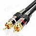 Gold plated Copper 3.5mm Jack to 2 RCA M/M Audio Connection Cable (150cm) Gold plated Copper 3.5mm Jack to 2 RCA M/M Audio Connection Cable (150cm)