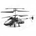 Rechargeable 4-Channel R/C Helicopter w/ IR Throttle Stick Controller and Gyroscope - Black + Silver Rechargeable 4-Channel R/C Helicopter w/ IR Throttle Stick Controller and Gyroscope - Black + Silver