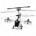 Rechargeable 4-Channel R/C Helicopter w/ IR Throttle Stick Controller and Gyroscope - Black + White Rechargeable 4-Channel R/C Helicopter w/ IR Throttle Stick Controller and Gyroscope - Black + White