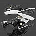 Iphone/Ipod Touch/Ipad Controlled Ultra-Mini 3.5-CH Infrared R/C Helicopter w/ Gyro - White + Black Iphone/Ipod Touch/Ipad Controlled Ultra-Mini 3.5-CH Infrared R/C Helicopter w/ Gyro - White + Black