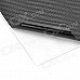 3D Carbon Fiber Paper Decoration Sheet Car Sticker - Black (12 x 20cm)