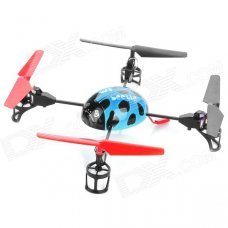 Creative 2.4GHz Remote Control 4-CH Beetle Style Flying UFO w/ Gyro - Blue + Black + Red Creative 2.4GHz Remote Control 4-CH Beetle Style Flying UFO w/ Gyro - Blue + Black + Red