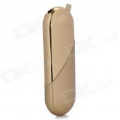 Folding Heart Shaped Butane Gas Lighter - Golden