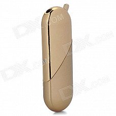 Folding Heart Shaped Butane Gas Lighter - Golden