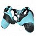 Protective Silicone Cover Case for PS3 / PS2 Controller - Black + Light Blue
