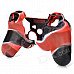 Protective Silicone Cover Case for PS3 / PS2 Controller - Black + Red Protective Silicone Cover Case for PS3 / PS2 Controller - Black + Red