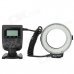 HL-48 1.6" LCD 48-LED Macro Ring Flash for Nikon / Canon / Panasonic + More - Black (4 x AA) HL-48 1.6" LCD 48-LED Macro Ring Flash for Nikon / Canon / Panasonic + More - Black (4 x AA)