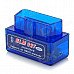 Super Mini ELM327 Bluetooth OBD2 V1.5 Car Diagnostic Interface Tool - Blue Super Mini ELM327 Bluetooth OBD2 V1.5 Car Diagnostic Interface Tool - Blue