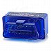 Super Mini ELM327 Bluetooth OBD2 V1.5 Car Diagnostic Interface Tool - Blue Super Mini ELM327 Bluetooth OBD2 V1.5 Car Diagnostic Interface Tool - Blue