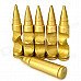 Educational Wood Bullet Interlock Toy - Golden Educational Wood Bullet Interlock Toy - Golden