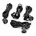 4-Sensor Car Ultrasonic Backup / Parking Sensor System - Black