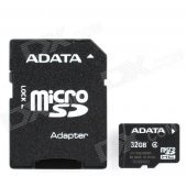 ADATA Micro SD HC / TF Memory Card w/ SD Adapter- 32GB (Class 4)