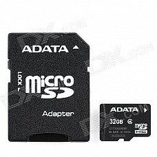 ADATA Micro SD HC / TF Memory Card w/ SD Adapter- 32GB (Class 4)