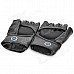 Half Finger Boxing Training Gloves - Black (2-Piece Pack)