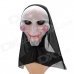 Glow-in-the-Dark Saw Skull Head Style Mask - Transparent Glow-in-the-Dark Saw Skull Head Style Mask - Transparent