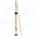 Stylish Instrument Music 6-Hole High-pitch Clarinet Flageolet - White