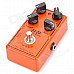 Guitar True Bypass Digital Overdrive Effect Pedal - Black + Orange Guitar True Bypass Digital Overdrive Effect Pedal - Black + Orange