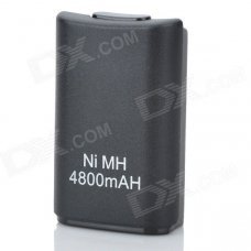 3.7V "4800mAh" Battery w/ USB Charging Cable for Xbox 360 Wireless Controller - Black 3.7V "4800mAh" Battery w/ USB Charging Cable for Xbox 360 Wireless Controller - Black