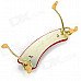 4/4-3/4 Violin Shoulder Rest - Red + Golden (19cm) 4/4-3/4 Violin Shoulder Rest - Red + Golden (19cm)