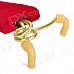 4/4-3/4 Violin Shoulder Rest - Red + Golden (19cm) 4/4-3/4 Violin Shoulder Rest - Red + Golden (19cm)