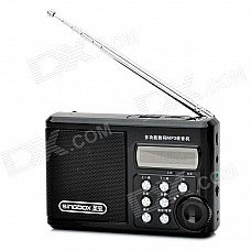 SINGBOX SV922 1.5" LCD MP3 Player Speaker w/ FM / USB / TF - Black SINGBOX SV922 1.5" LCD MP3 Player Speaker w/ FM / USB / TF - Black