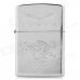 Stylish Eagle Pattern Oil Lighter - Silver