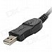 USB Guitar Audio Cable - Black (3M-Length) USB Guitar Audio Cable - Black (3M-Length)