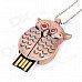 Novelty Owl Style USB 2.0 Flash Drive - Bronze (8GB)