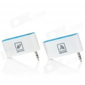 2.4GHz Audio Wireless Receiver Kit - White (3.5mm-Plug)