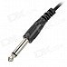 6.5mm Jack Electric Guitar / Bass Instrument Cable - Black (3m) 6.5mm Jack Electric Guitar / Bass Instrument Cable - Black (3m)