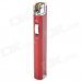 Strip Shaped Stainless Steel Butane Lighter - Red