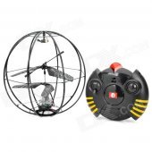 3.5-CH Infrared R/C Flying Ball Frame w/ Gyro - Black (6 x AA)