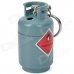 Creative Gas Tank Style Butane Gas Lighter - Grey Blue