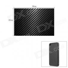 Woven Pattern 3D Carbon Fiber Paper Decoration Sheet Car Sticker - Black (20 x 30cm) Woven Pattern 3D Carbon Fiber Paper Decoration Sheet Car Sticker - Black (20 x 30cm)