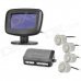 LH-813B 2.1" LCD Display Screen Car Backup / Parking Sensor System - Silver + Black