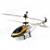 Apple / Android Phones Controlled Rechargeable 3-CH R/C Helicopter w/ Gyroscope - Golden + Black