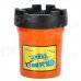 Auto Car Butt Bucket Extinguishing Ashtray - Black + Orange