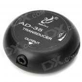 Adeline AD-35 Mini Pasted Sound Pick-Up Transducer for Acoustic Guitar / Violin / Ukulele - Black