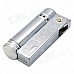 Stylish Torch Style Fuel Lighter - Silver