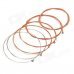 Replacement Steel String Set for Guitar - Copper + Silver (6-Piece Pack) Replacement Steel String Set for Guitar - Copper + Silver (6-Piece Pack)