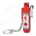 Unique Fire Extinguisher Style Butane Lighter - Red