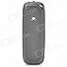 USB Rechargeable Electronic Cigarette Lighter w/ Money Detector - Silvery Grey